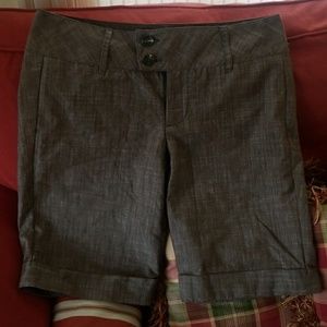 Brown Grey Long Shorts